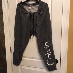 Calvin Klein Gray Sweatpants XXL
